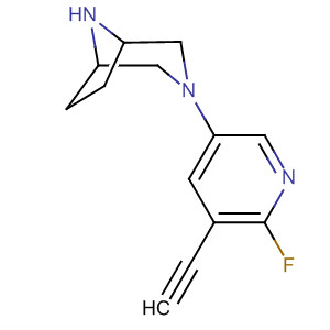 286944-46-5  3,8-Diazabicyclo[3.2.1]octane, 3-(5-ethynyl-6-fluoro-3-pyridinyl)-