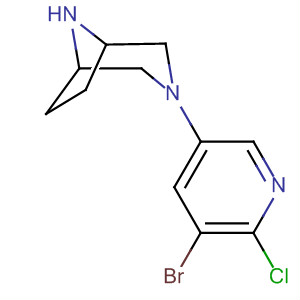 286944-48-7  3,8-Diazabicyclo[3.2.1]octane, 3-(5-bromo-6-chloro-3-pyridinyl)-