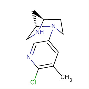 286944-54-5  2,6-Diazabicyclo[3.2.1]octane, 2-(6-chloro-5-methyl-3-pyridinyl)-,(1S,5R)-
