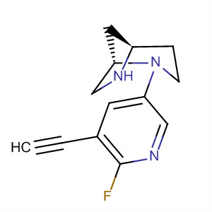 286944-61-4  2,6-Diazabicyclo[3.2.1]octane, 2-(5-ethynyl-6-fluoro-3-pyridinyl)-,(1S,5R)-