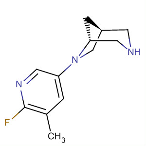 286944-91-0  3,6-Diazabicyclo[3.2.1]octane, 6-(6-fluoro-5-methyl-3-pyridinyl)-,(1S,5R)-