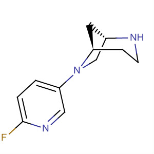 286945-42-4  2,6-Diazabicyclo[3.2.1]octane, 6-(6-fluoro-3-pyridinyl)-, (1S,5R)-