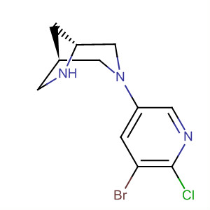 286945-57-1  3,6-Diazabicyclo[3.2.1]octane, 3-(5-bromo-6-chloro-3-pyridinyl)-,(1R,5R)-