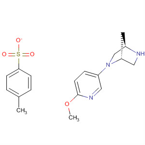 286946-91-6  2,5-Diazabicyclo[2.2.1]heptane, 2-(6-methoxy-3-pyridinyl)-, (1R,4R)-,mono(4-methylbenzenesulfonate)