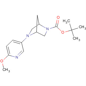 286946-92-7  2,5-Diazabicyclo[2.2.1]heptane-2-carboxylic acid,5-(6-methoxy-3-pyridinyl)-, 1,1-dimethylethyl ester, (1R,4R)-