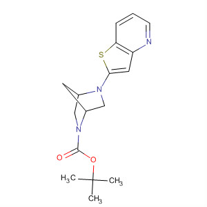 286947-12-4  2,5-Diazabicyclo[2.2.1]heptane-2-carboxylic acid,5-thieno[3,2-b]pyridin-2-yl-, 1,1-dimethylethyl ester, (1R,4R)-