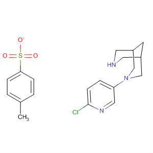 286947-19-1  3,7-Diazabicyclo[3.3.1]nonane, 3-(6-chloro-3-pyridinyl)-,mono(4-methylbenzenesulfonate)