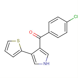 286956-28-3  Methanone, (4-chlorophenyl)[4-(2-thienyl)-1H-pyrrol-3-yl]-