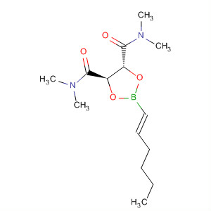 287212-95-7  1,3,2-Dioxaborolane-4,5-dicarboxamide,2-(1E)-1-hexenyl-N,N,N',N'-tetramethyl-, (4R,5R)-
