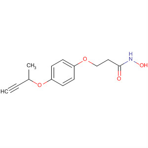 287391-51-9  Propanamide, 3-[4-(2-butynyloxy)phenoxy]-N-hydroxy-