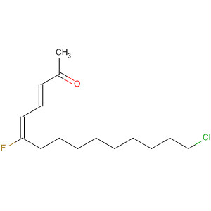 287474-12-8  3,5-Pentadecadien-2-one, 15-chloro-6-fluoro-, (3E,5E)-
