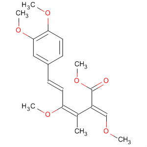 287484-96-2  3,5-Hexadienoic acid,6-(3,4-dimethoxyphenyl)-4-methoxy-2-(methoxymethylene)-3-methyl-,methyl ester, (2E,3E,5E)-