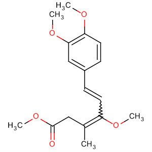 287485-00-1  3,5-Hexadienoic acid, 6-(3,4-dimethoxyphenyl)-4-methoxy-3-methyl-,methyl ester, (5E)-