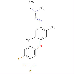 287941-79-1  Methanimidamide,N-ethyl-N'-[4-[4-fluoro-3-(trifluoromethyl)phenoxy]-2,5-dimethylphenyl]-N-methyl-