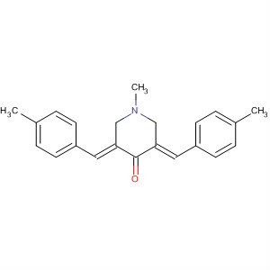 288073-89-2  4-Piperidinone, 1-methyl-3,5-bis[(4-methylphenyl)methylene]-, (3E,5E)-