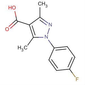 288251-63-8  1H-Pyrazole-4-carboxylic acid, 1-(4-fluorophenyl)-3,5-dimethyl-