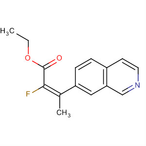 288309-11-5  2-Butenoic acid, 2-fluoro-3-(7-isoquinolinyl)-, ethyl ester, (2E)-