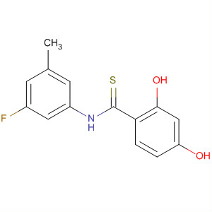 288378-91-6  Benzenecarbothioamide, N-(3-fluoro-5-methylphenyl)-2,4-dihydroxy-