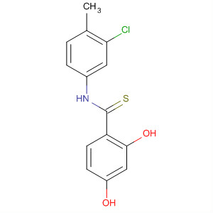 288378-93-8  Benzenecarbothioamide, N-(3-chloro-4-methylphenyl)-2,4-dihydroxy-