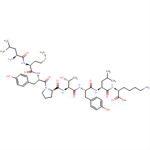 288570-73-0  L-Lysine,L-leucyl-L-methionyl-L-tyrosyl-L-prolyl-L-threonyl-L-tyrosyl-D-leucyl-