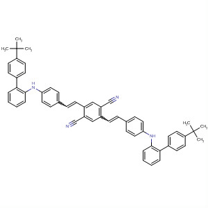 288626-81-3  1,4-Benzenedicarbonitrile,2,5-bis[2-[4-[[4-(1,1-dimethylethyl)phenyl]phenylamino]phenyl]ethenyl]-