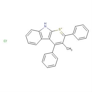 28871-06-9  9H-Thiopyrano[2,3-b]indol-1-ium, 3-methyl-2,4-diphenyl-, chloride