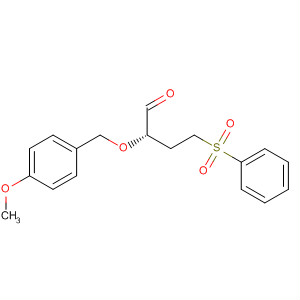 289472-99-7  Butanal, 2-[(4-methoxyphenyl)methoxy]-4-(phenylsulfonyl)-, (2S)-