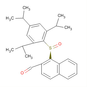 289473-20-7  2-Naphthalenecarboxaldehyde,1-[(R)-[2,4,6-tris(1-methylethyl)phenyl]sulfinyl]-