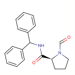 289725-62-8  2-Pyrrolidinecarboxamide, N-(diphenylmethyl)-1-formyl-, (2S)- 289725-62-8  2-Pyrrolidinecarboxamide, N-(diphenylmethyl)-1-formyl-, (2S)-