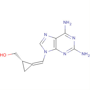 289888-82-0  Cyclopropanemethanol, 2-[(2,6-diamino-9H-purin-9-yl)methylene]-,(1S,2Z)-