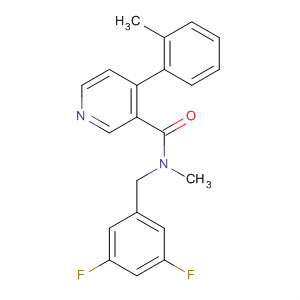 290296-50-3  3-Pyridinecarboxamide,N-[(3,5-difluorophenyl)methyl]-N-methyl-4-(2-methylphenyl)-