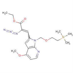 290333-03-8  2-Propenoic acid,2-azido-3-[4-methoxy-1-[[2-(trimethylsilyl)ethoxy]methyl]-1H-pyrrolo[2,3-b]pyridin-2-yl]-, ethyl ester