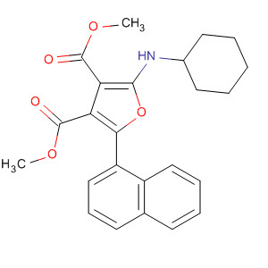 290353-63-8  3,4-Furandicarboxylic acid, 2-(cyclohexylamino)-5-(1-naphthalenyl)-,dimethyl ester
