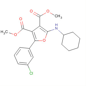 290353-65-0  3,4-Furandicarboxylic acid, 2-(3-chlorophenyl)-5-(cyclohexylamino)-,dimethyl ester