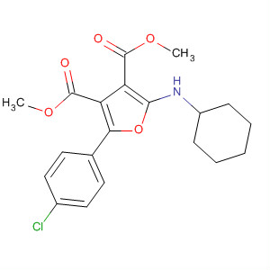 290353-66-1  3,4-Furandicarboxylic acid, 2-(4-chlorophenyl)-5-(cyclohexylamino)-,dimethyl ester