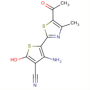290810-75-2  3-Thiophenecarbonitrile,5-(5-acetyl-4-methyl-2-thiazolyl)-4-amino-2-hydroxy-