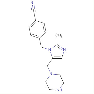291751-35-4  Benzonitrile,4-[[2-methyl-5-(1-piperazinylmethyl)-1H-imidazol-1-yl]methyl]-