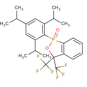 291752-75-5  2,1-Benzoxaphosphole,1,3-dihydro-3,3-bis(trifluoromethyl)-1-[2,4,6-tris(1-methylethyl)phenyl]-,1-oxide