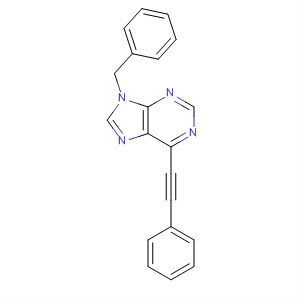292036-87-4  9H-Purine, 6-(phenylethynyl)-9-(phenylmethyl)-