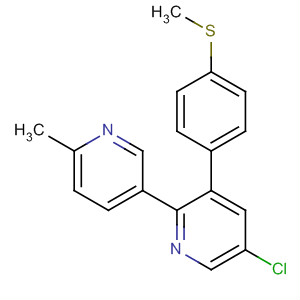 292067-97-1  2,3'-Bipyridine, 5-chloro-6'-methyl-3-[4-(methylthio)phenyl]-