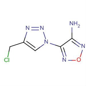 292836-21-6  1,2,5-Oxadiazol-3-amine, 4-[4-(chloromethyl)-1H-1,2,3-triazol-1-yl]-
