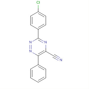 292850-42-1  1,2,4-Triazine-5-carbonitrile, 3-(4-chlorophenyl)-6-phenyl-