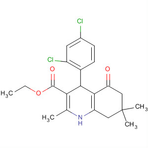 292853-27-1  3-Quinolinecarboxylic acid,4-(2,4-dichlorophenyl)-1,4,5,6,7,8-hexahydro-2,7,7-trimethyl-5-oxo-,ethyl ester