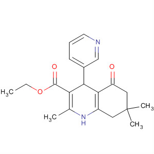 292853-40-8  3-Quinolinecarboxylic acid,1,4,5,6,7,8-hexahydro-2,7,7-trimethyl-5-oxo-4-(3-pyridinyl)-, ethyl ester