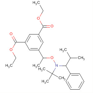 293328-11-7  1,3-Benzenedicarboxylic acid,5-[1-[[(1,1-dimethylethyl)(2-methyl-1-phenylpropyl)amino]oxy]ethyl]-,diethyl ester