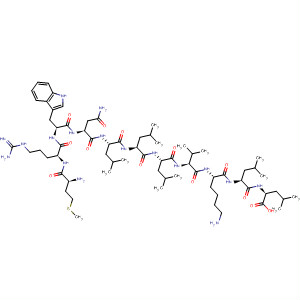 294627-91-1  L-Leucine,L-methionyl-L-arginyl-L-tryptophyl-L-asparaginyl-L-leucyl-L-leucyl-L-leucyl-L-valyl-L-lysyl-L-leucyl-