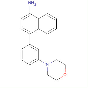 294852-03-2  1-Naphthalenamine, 4-[3-(4-morpholinyl)phenyl]-