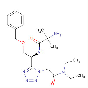 295333-85-6  1H-Tetrazole-1-acetamide,5-[(1S)-1-[(2-amino-2-methyl-1-oxopropyl)amino]-2-(phenylmethoxy)ethyl]-N,N-diethyl-