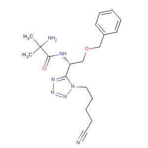 295334-83-7  Propanamide,2-amino-N-[(1S)-1-[1-(4-cyanobutyl)-1H-tetrazol-5-yl]-2-(phenylmethoxy)ethyl]-2-methyl-