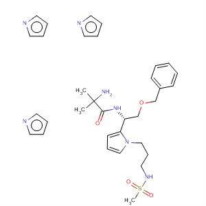 295334-90-6  Propanamide,2-amino-2-methyl-N-[(1S)-1-[1-[3-[(methylsulfonyl)amino]propyl]-1H-tetrazol-5-yl]-2-(phenylmethoxy)ethyl]-